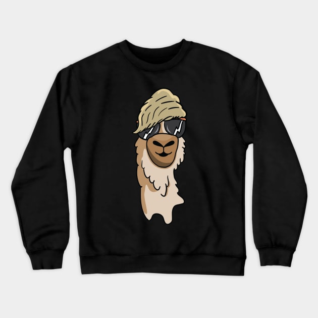 LLama Crewneck Sweatshirt by Litho